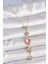 Pirinç Zincir Pembe Gold Renk Zirkon Taşlı Y Kolye - TJ-BKO10231 1