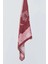 Şakayık Desen Bambu Eşarp - Bordo 4