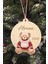 Isme Özel Teddy Bear Yakışıklı Ayı Figürlü Isimli Yılbaşı Ağaç Süsü 1