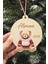 Isme Özel Teddy Bear Yakışıklı Ayı Figürlü Isimli Yılbaşı Ağaç Süsü 2