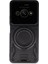Redmi A3 4g Kılıf Manyetik Standlı Joy Lens Premium Tank Silikon Kapak - Siyah 1