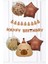 Kapibara Tema Doğum Günü Balon Seti Capybara Banner ve 5li Balonlu Set 1