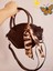 Kadın Fularlı Deri Moda Desing Çanta 25X30CM 1