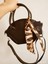 Kadın Fularlı Deri Moda Desing Çanta 25X30CM 2