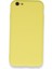 iPhone 6 Kılıf Içi Kadife Kaplı Nano Silikon Kapak - Sarı 1