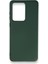 Samsung Galaxy S20 Ultra Kılıf Içi Kadife Kaplı Nano Silikon Kapak - Koyu Yeşil 1