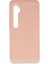 Xiaomi Mi Note 10 Lite Kılıf Içi Kadife Kaplı Nano Silikon Kapak - Pudra 1