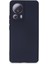 Xiaomi Mi 13 Lite Kılıf Içi Kadife Kaplı Nano Silikon Kapak - Lacivert 1