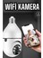 Zeroshop Güvenlik Kamerası Wifi Kamera Duylu Ev Kamerası Wifi Bağlantılı Dönebilen 1