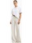 Effortless Pleated Wide Leg Trousers Yüksek Bel Geniş Paça Kadın Pantolon 2