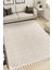 Valverde Bej Renkli Iskandinav Model Yumuşak Bukle Sisal ve Püsküllü Makine Dokuma Halı 2