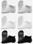 Bistyle 6'Lı Sneakers Kaymaz Penye Çorap BS20102 Gri Beyaz Siyah 3