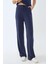 Kadın Soft Touch Geniş Paça Modal Pantolon Busem Collection Blue 1