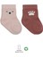 Bistyle Bear Penye Soket Çorap 2'Li BS10116 Pembe 1