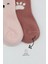 Bistyle Bear Penye Soket Çorap 2'Li BS10116 Pembe 3