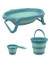 BabyJem Katlanır Banyo Küvet Seti 765 Turkuaz 1