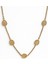 Damla Kesim Gold Pul Detaylı Sitrin (Citrine) Doğal Taş Kadın Kolye 1