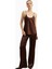 Formal Satin Straight Leg Trousers Saten Düz Paça Kadın Pantolon 4