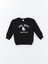 Yeni Sezon Bisiklet Yaka Baskılı Erkek Bebek Sweatshirt 1