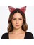 Zeroshop Dantelli Kırmızı Kedi Tacı - Vintage Tarz Dantel Kedi Kulak 1