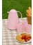 1 Lt Akrilik Soft Pembe Çay Termosu 12 Saat Sıcak 24 Saat Soğuk 4