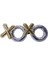 Zeroshop Gümüş Renk Xoxo Yazılı Parti Gözlüğü 17X7 cm 1