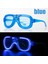 Zeroshop Mavi LED Işıklı Parti Gözlüğü - Neon Glow Şerit Gözlük 3 Modlu 1