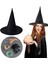 Zeroshop Cadı Şapkası Cadı Tırnakları Cadı Burnu Cadı Çenesi Cadı Diş Seti 1