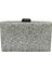 Gümüş Gri Lame Renk Pullu Pul Payet Çanta Gece Çantası Abiye Çanta Portföy Clutch 1
