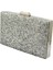 Gümüş Gri Lame Renk Pullu Pul Payet Çanta Gece Çantası Abiye Çanta Portföy Clutch 2