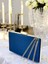 Lacivert Renk Saten Çapraz Kristal Taşlı Kadın Abiye Çanta Düğün Nişan Mezuniyet 5
