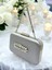 Gümüş Gri Lame Renk Saten Taşlı Saplı Kadın Abiye Çanta Düğün Nişan Mezuniyet 1
