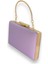 Lila Renk Çizilmeyen El Izi Yapmayan Mat Saten Abiye Çanta Gece Çantası Portföy Clutch Düğün Nişan 2