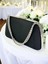 Özel Tasarım Siyah Renk Saten Zincir Saplı Kristal Taşlı Saplı Kulplu Kadın Abiye Çanta 1