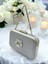 Gümüş Gri Lame Renk Saten Taşlı Saplı Kadın Abiye Çanta Düğün Nişan Mezuniyet 1