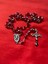 5 mm Kırmızı Çek Kristali Katolik Hristiyan Rosary Tesbih / Haç Kolye 1