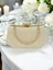 Incili Abiye Çanta Sedef Renk Gelin Çantası Abiye Çanta Gece Çantası Portföy Clutch 4