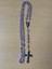 5 mm Açık Mor Çek Kristali Katolik Hristiyan Rosary Tesbih / Haç Kolye 2