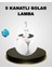 5 Kanatlı Solar Kamp Lambası – USB Şarjlı, Taşınabilir, IP65 Su Geçirmez Bahçe Lambası 1