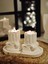Tepside Dekoratif 2'li Yıkılmış Roma Sütunu Tealight Mumluk 8cm ve 2 Adet Tealight Mum Hediyeli 1