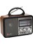 Orta Boy Retro, Nostaljik, Ahşap Tasarım Bluetooth Hoparlörlü, Şarjlı, Taşınabilir Fm/am Destekli Radyo NS-8897 (5060) 1