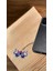 Miyuki Boncuk El Yapımı Mavi Kelebek Telefon Çarmı - Charm 1