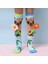 Kapibara Desenli Renkli Çorap – Eğlenceli Sevimli Karikatür Baskılı Diz Altı Çorap – Kadın / Çocuk – Trend Kombin Çorap 1