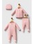 U.s.polo Assn Kız Bebek Patikli 4lü Takım Açık Pembe 1