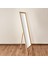Deco Ahşap Boy Aynası - Bej - 160X45 cm 3
