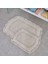 Soft Lace 2'li Banyo Paspası - Gri - 40X60 cm + 60X90 cm 1