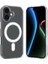 Apple iPhone 17 Kılıf Magsafe Wireless Kablosuz Şarj Uyumlu Manyetik Şeffaf Silikon Kapak 2