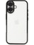 iPhone 16 Kılıf Kamera Lens Korumalı Parlak Silikon Kapak Ryc/razer Lens - Siyah 1