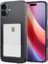 iPhone 16 Kart Hazneli Şeffaf Silikon Kılıf Rcv/kart Şeffaf 1