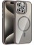 iPhone 15 Pro Kılıf Kamera Bölümü Standlı Magsafeli Özelikli Lens Koruyucu Hediyeli Premium Kapak Rcv/etro 1